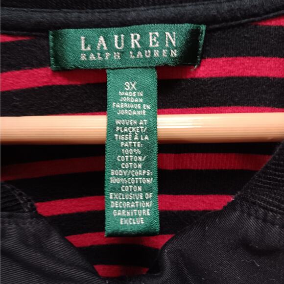 Lauren Ralph Lauren Women's 3X Sweater Shirt Top Toggle Buttons - Picture 4 of 4